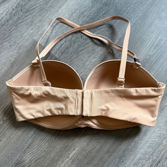Victoria’s Secret 34DD Bra Very Sexy Multiway Convertible Straps Tan - Picture 8 of 13
